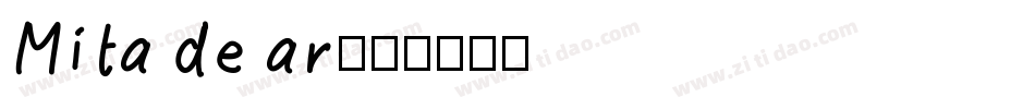 Mita de ar字体转换